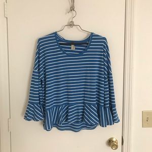 We the Free + Long Sleeve Tee w/ Peplum Flares